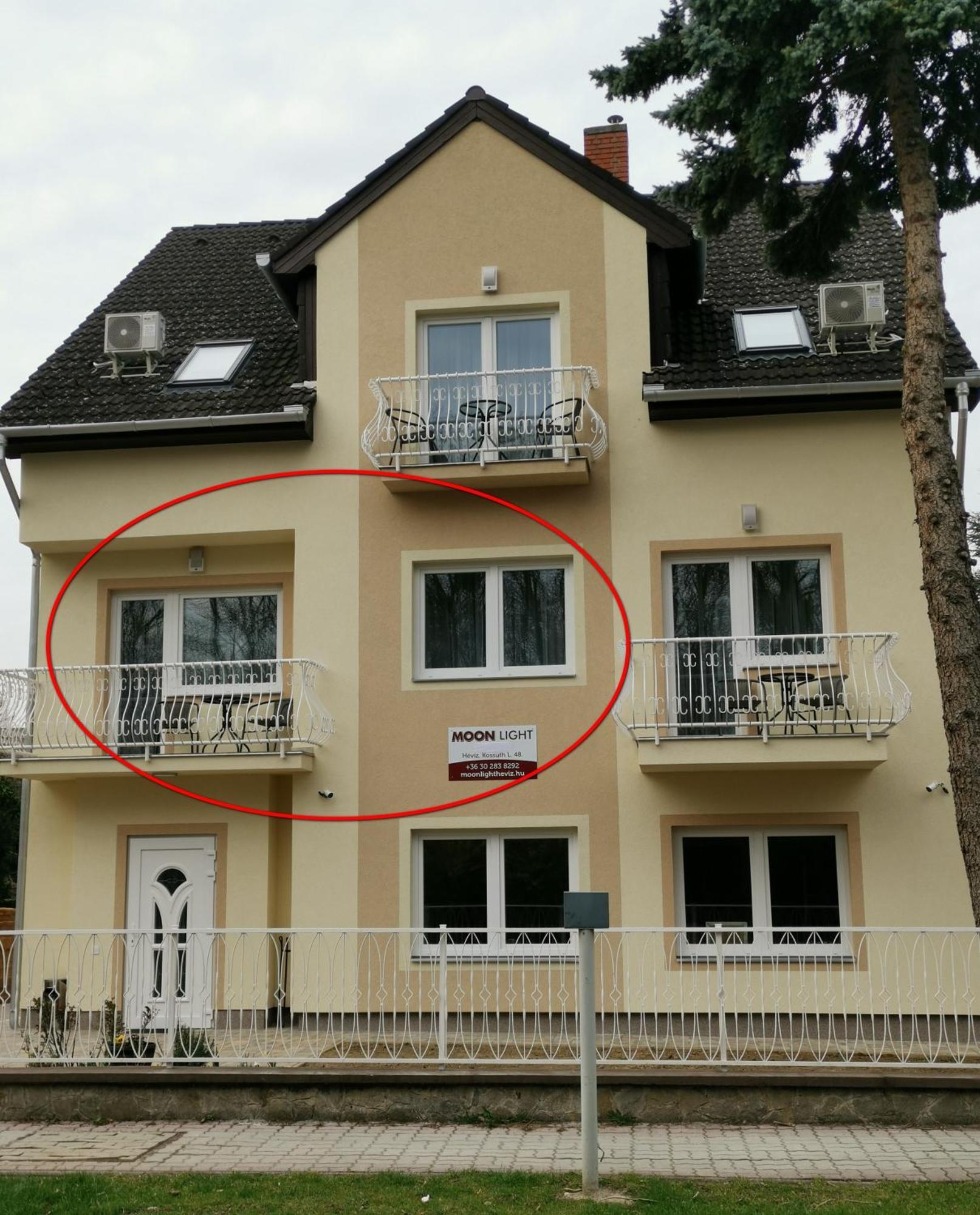 Apartament Moon Light Héviz Zewnętrze zdjęcie